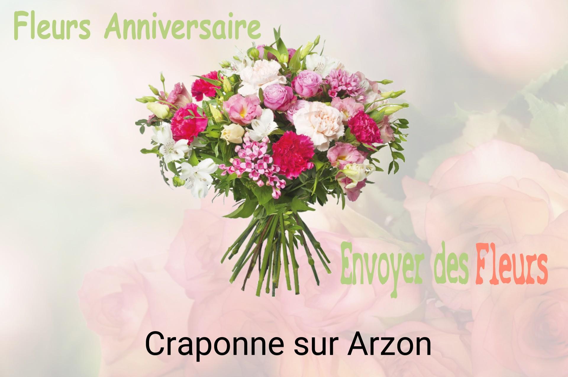 Bouquet de fleurs d’anniversaire livré à Craponne-sur-Arzon