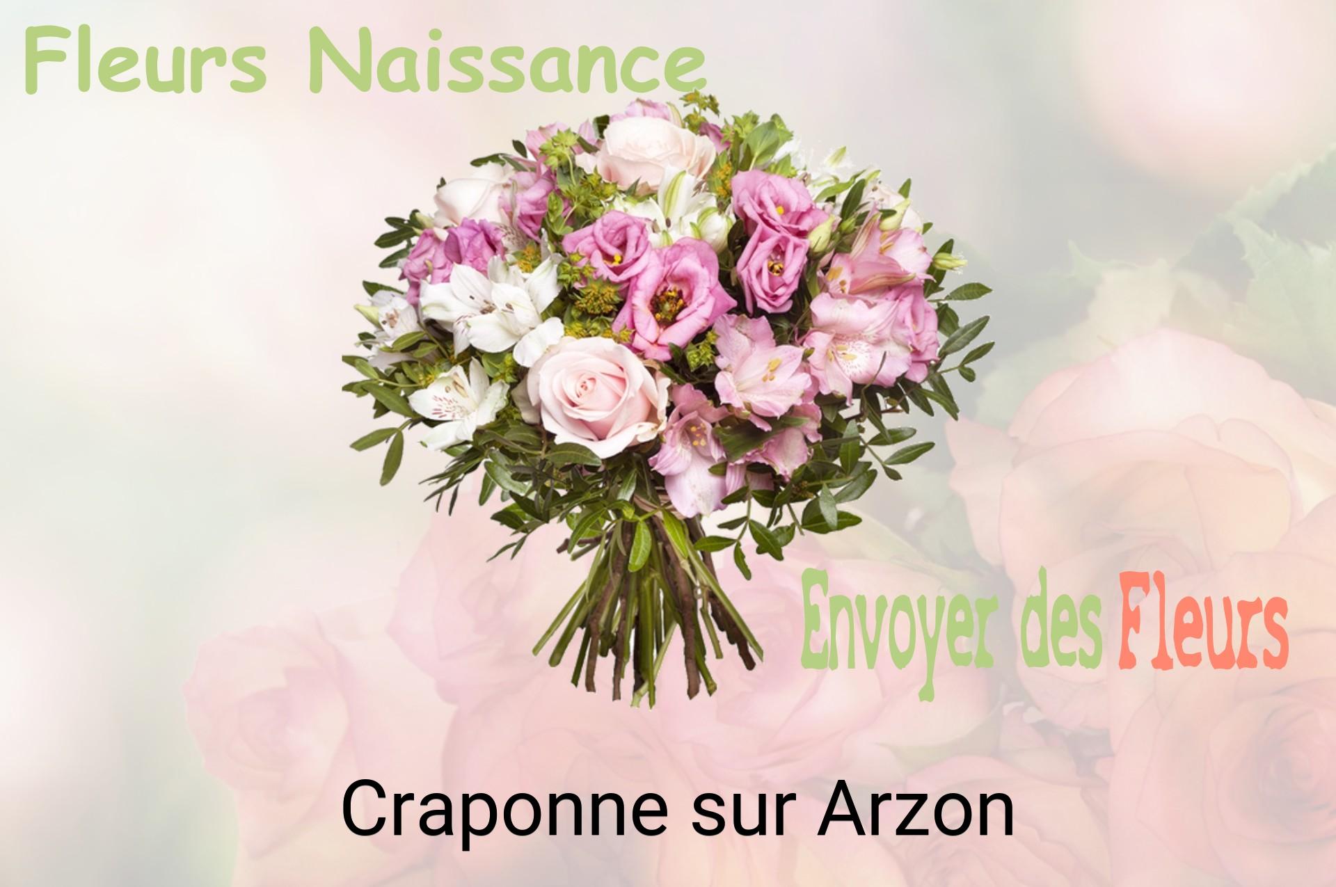 Bouquet de fleurs de naissance livré à Craponne-sur-Arzon